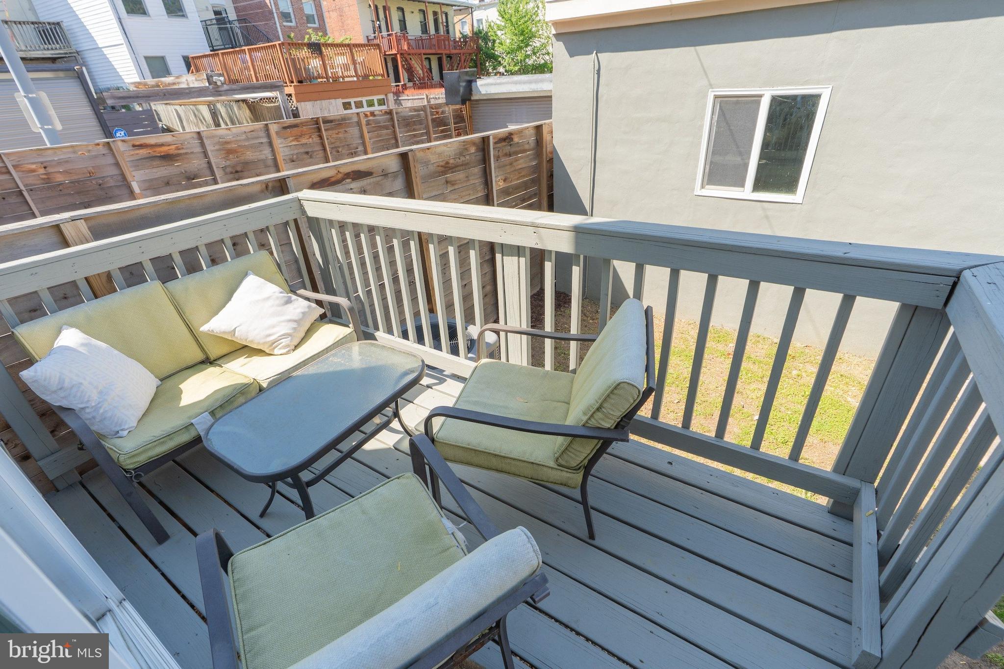 321 T Street Northwest Washington, DC 20001 - Photo 21 of 42 Private Rear Deck