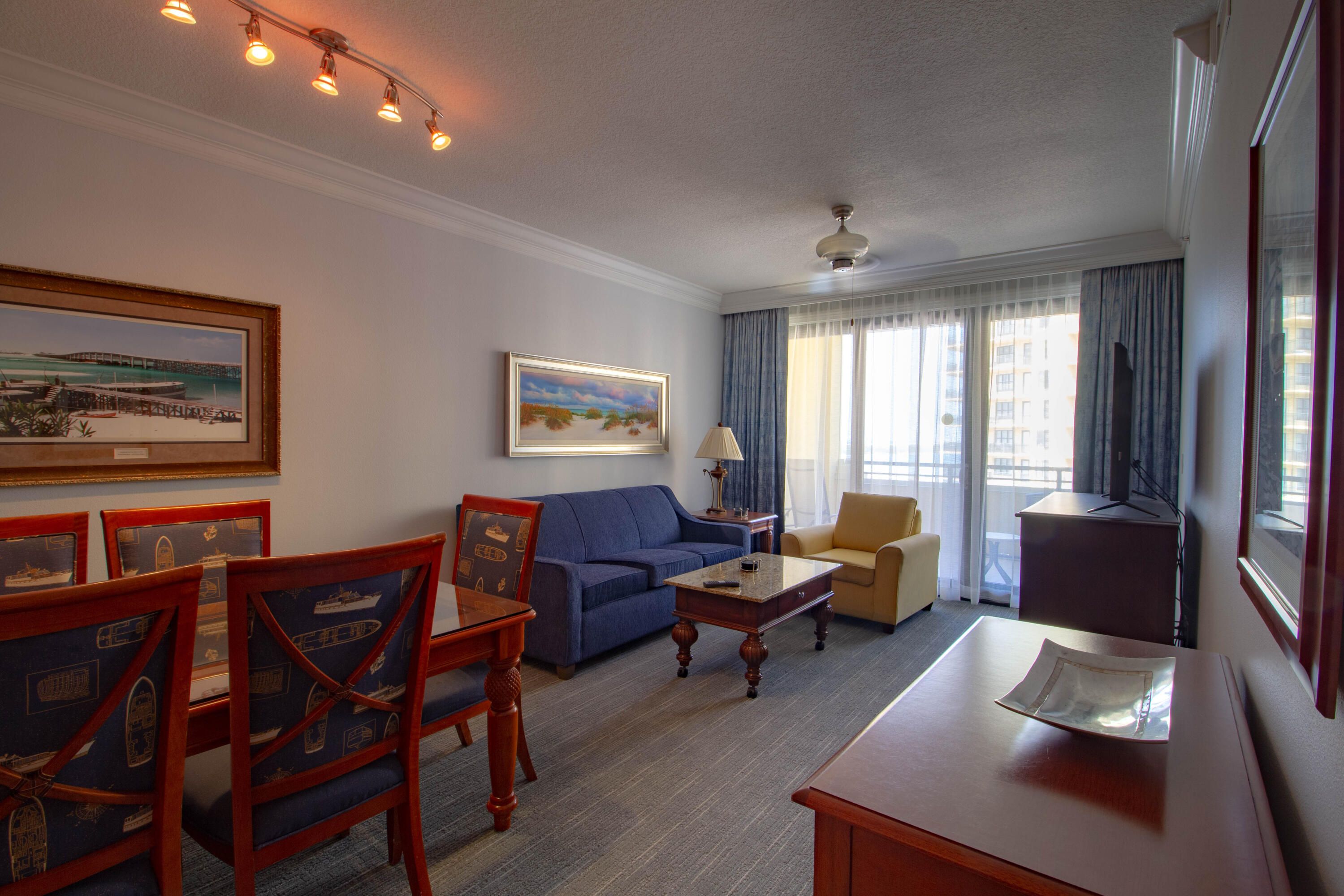 10 Harbor Boulevard, Unit E802C Destin, FL 32541 - Photo 4 of 24 a living room with furniture and a window