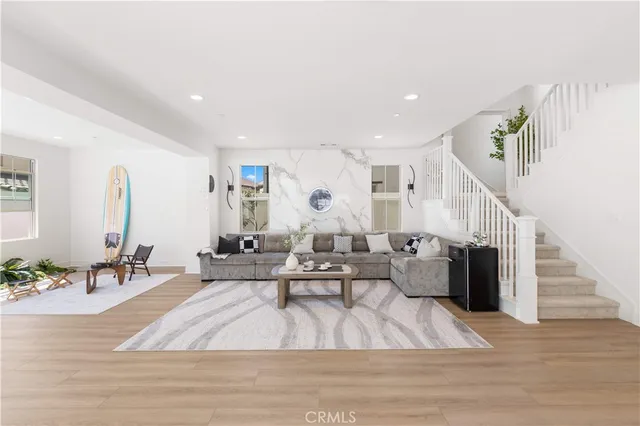 a very nice looking dining room with a table and chairs