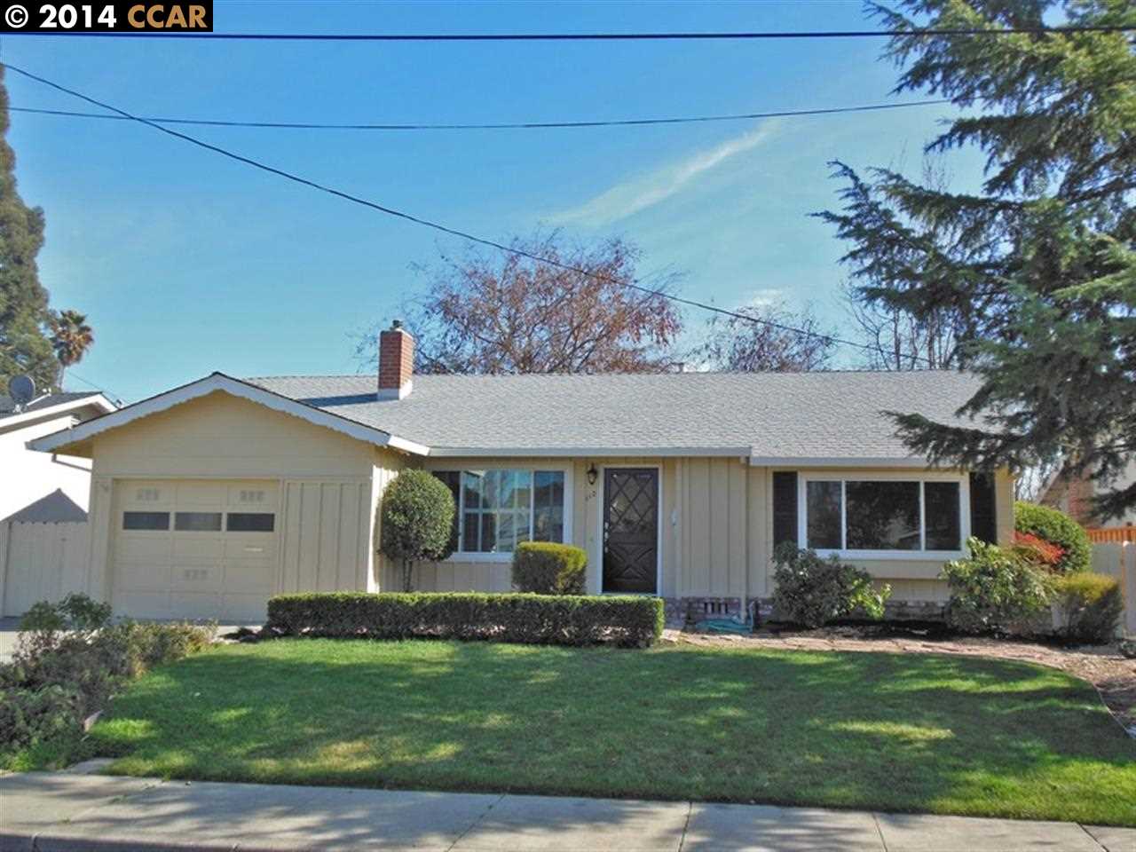 112 Neptune Place San Ramon, CA 94583 - Photo 1 of 1 a front view of a house with a garden and yard