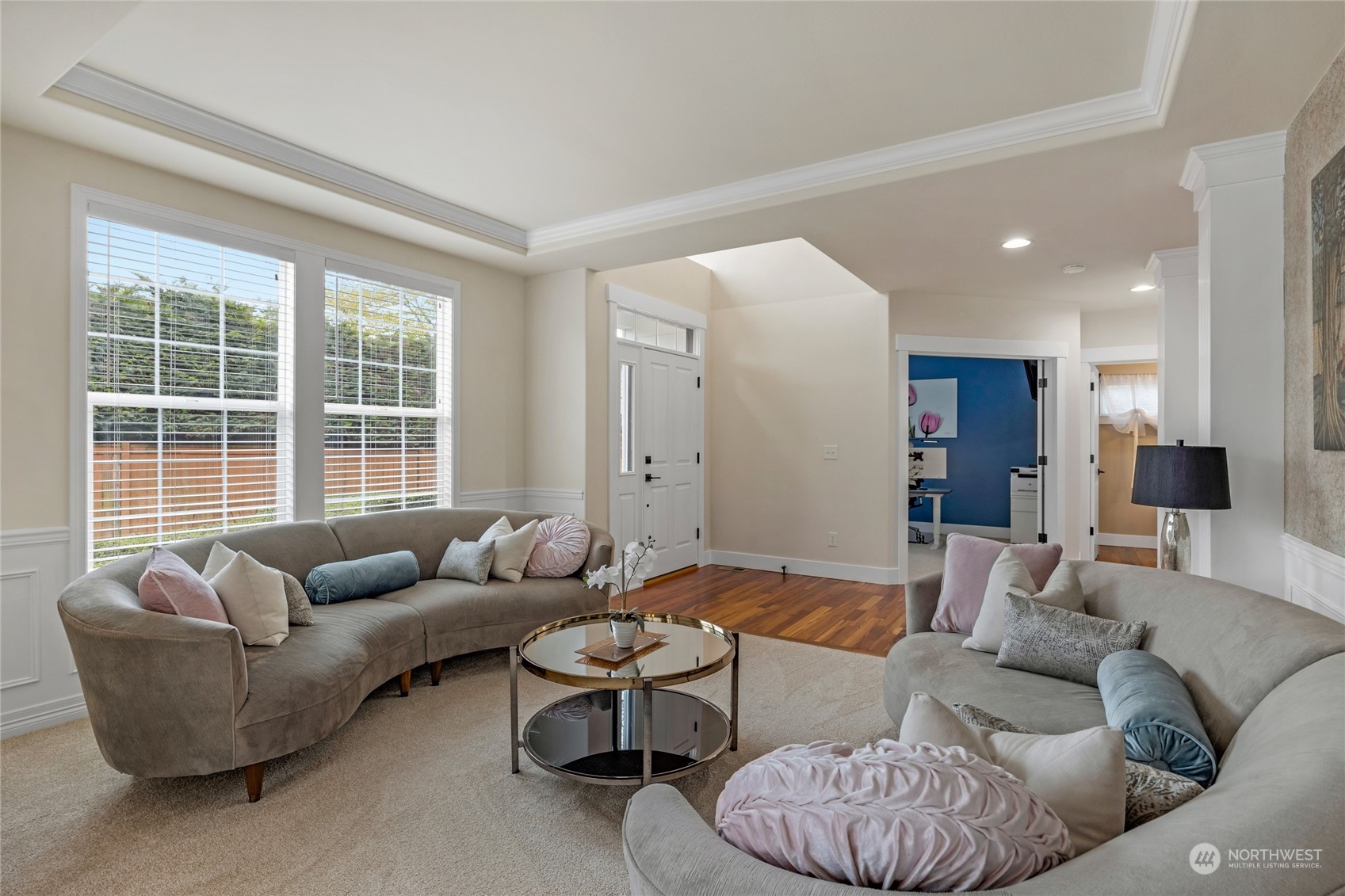18712 33rd Avenue Southeast Bothell, WA 98012 - Photo 10 of 39 a living room with furniture and a large window