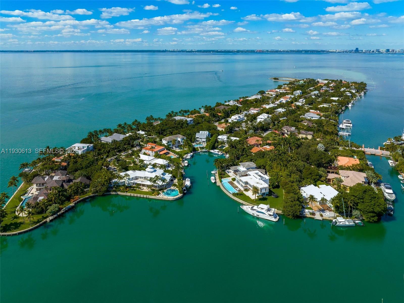 481 South Mashta Drive Key Biscayne, FL 33149 - Photo 57 of 57 a view of a lake with a yard