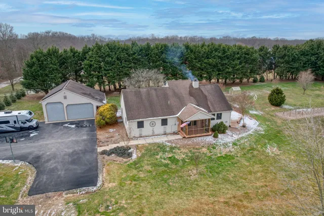 a view of a house with a yard and a large tree