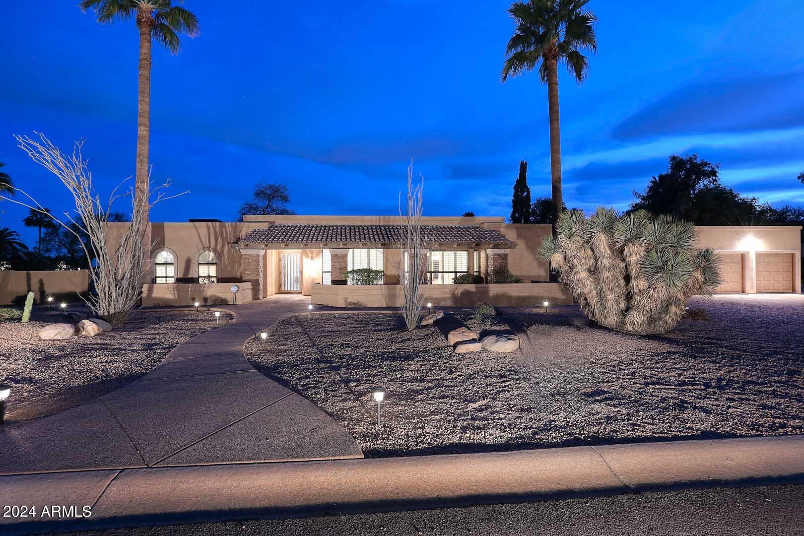 8103 East Redfield Road Scottsdale, AZ 85260 - Photo 1 of 85 Night-Front View-NS