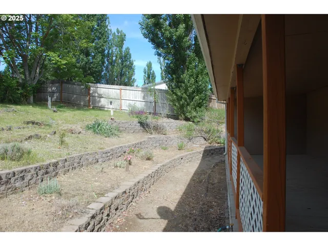 a view of outdoor space and yard