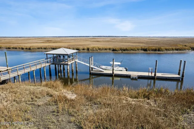 a view of a lake with outdoor space