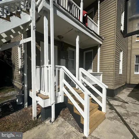 a view of outdoor space deck and living room