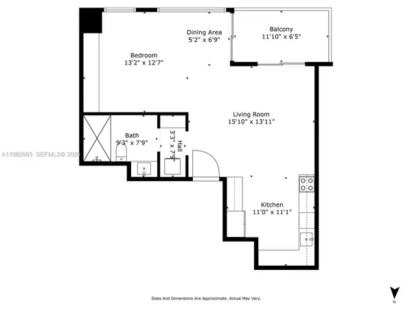 $3,300 | 10 Southwest South River Drive, Unit 1512, Miami, FL 33130