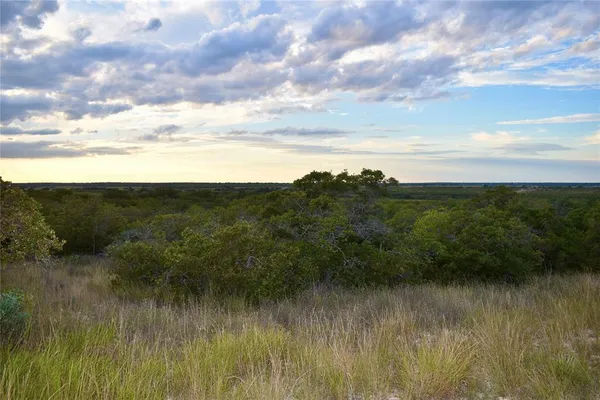 a view of lake with green space