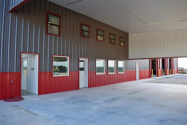 a view of empty room with stairs