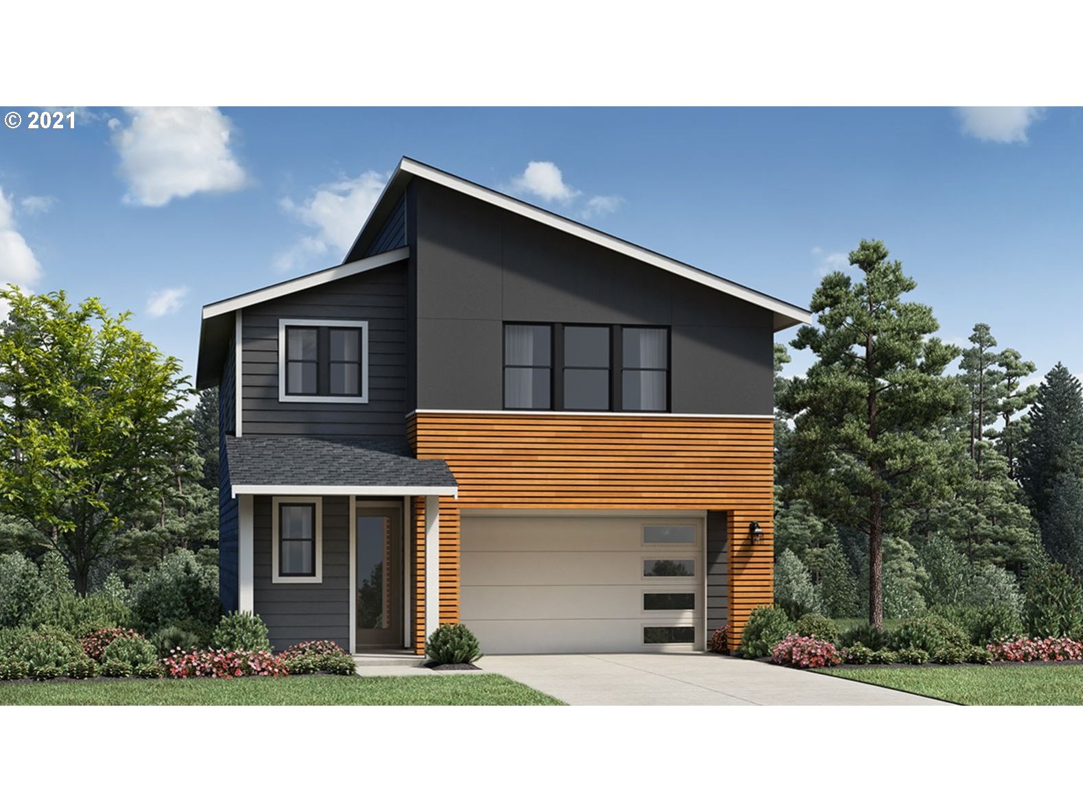 11542 Northwest Kearney Street Portland, OR 97229 - Photo 1 of 24 a front view of a house with a yard