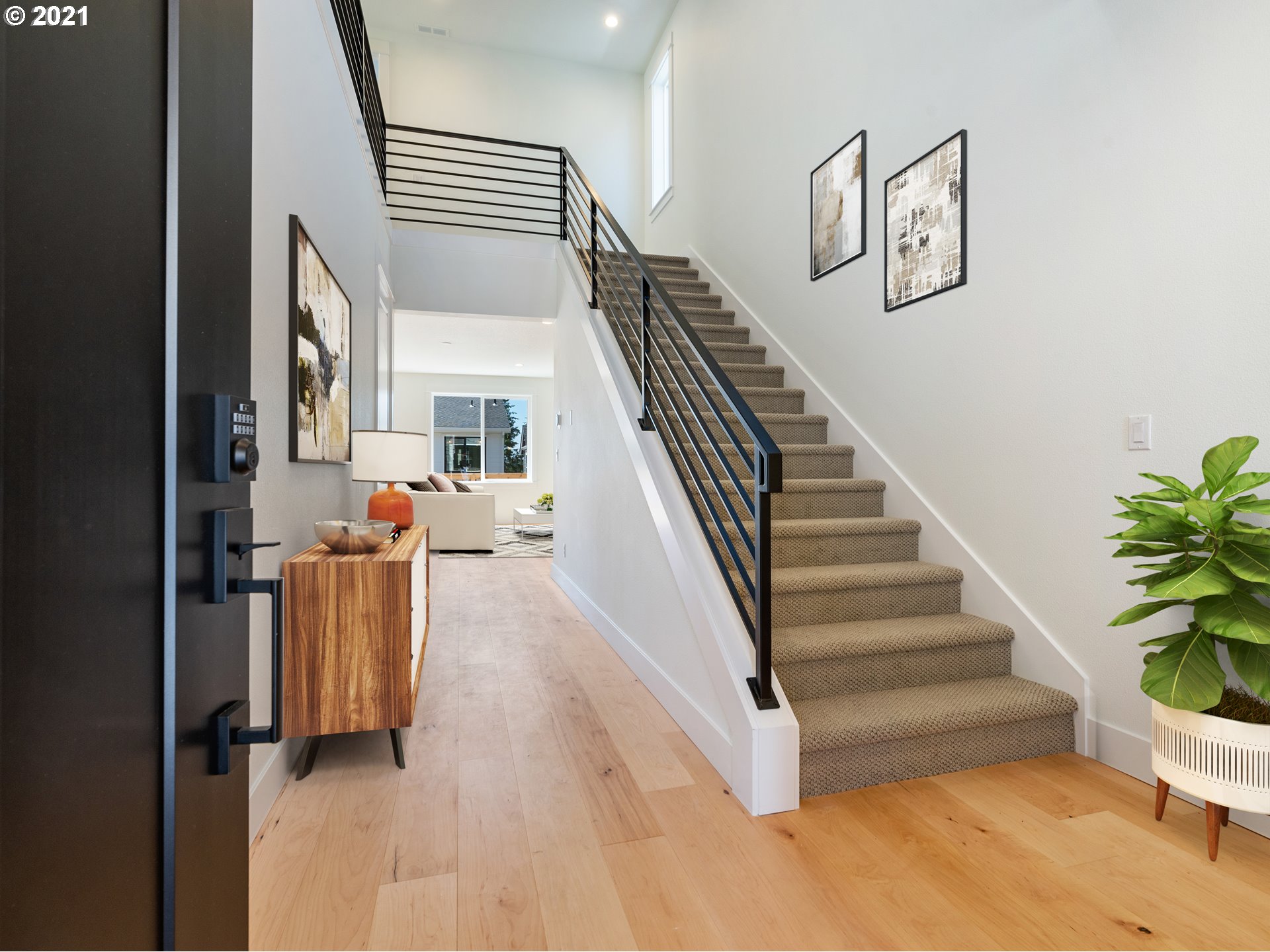 11542 Northwest Kearney Street Portland, OR 97229 - Photo 2 of 24 a view of entryway and hall