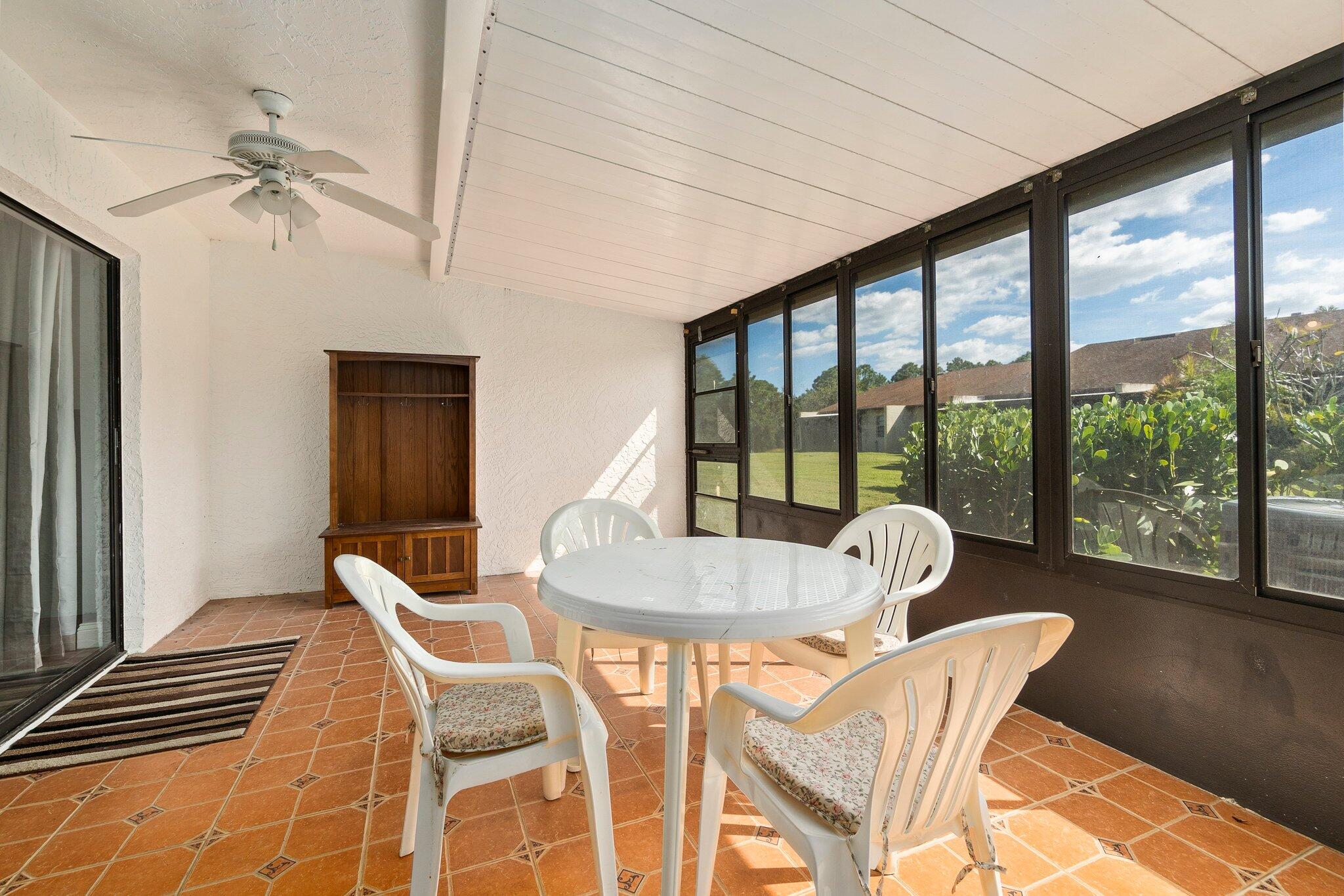 6038 Indrio Road, Unit 5 Fort Pierce, FL 34951 - Photo 12 of 17 Rear Porch