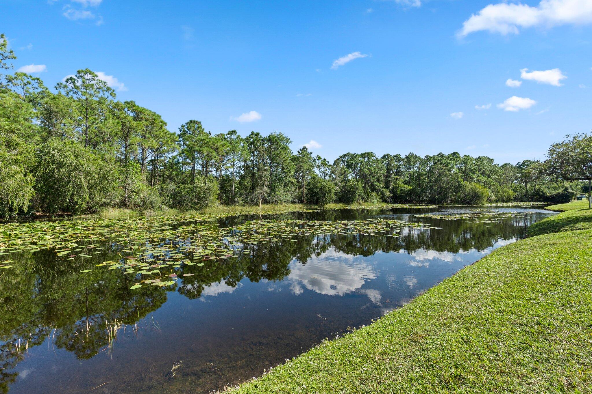 6038 Indrio Road, Unit 5 Fort Pierce, FL 34951 - Photo 14 of 17 Pond in Rear