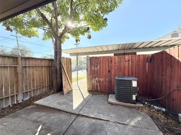 a view of outdoor space and deck