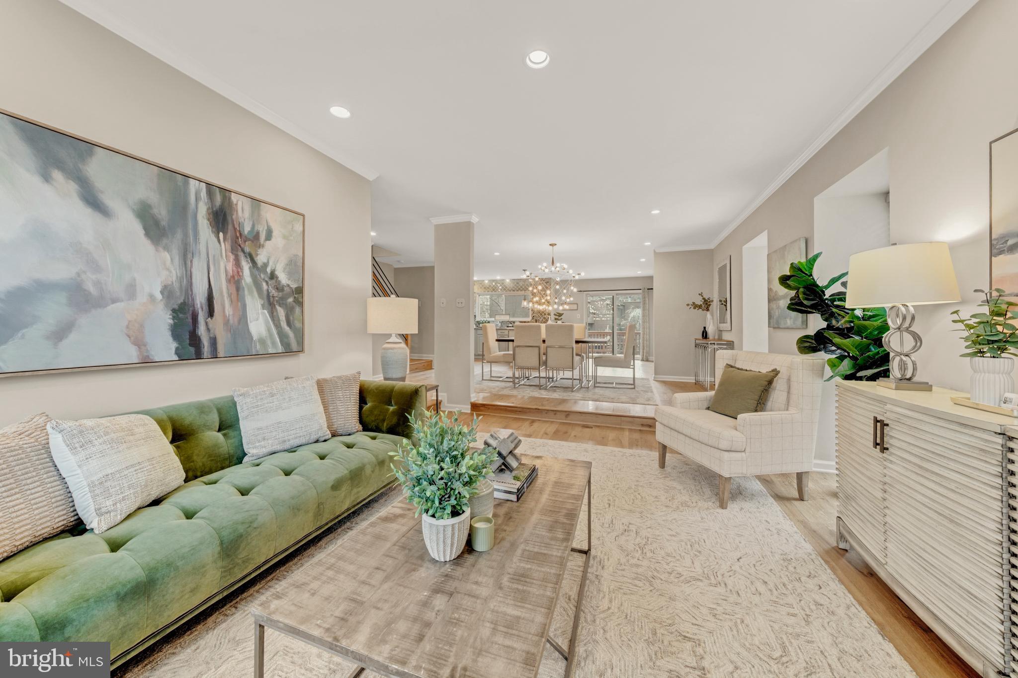 2012 Swans Neck Way Reston, VA 20191 - Photo 6 of 48 a living room with furniture and a large window