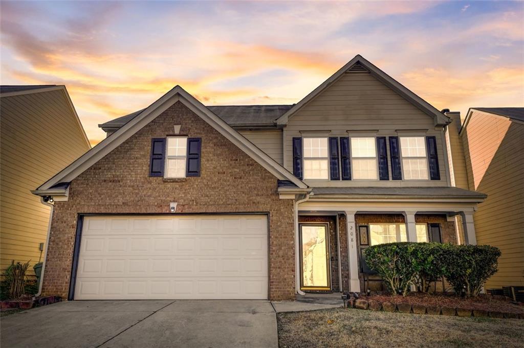 2081 Pine View Trail Ellenwood, GA 30294 - Photo 1 of 1 a front view of a house