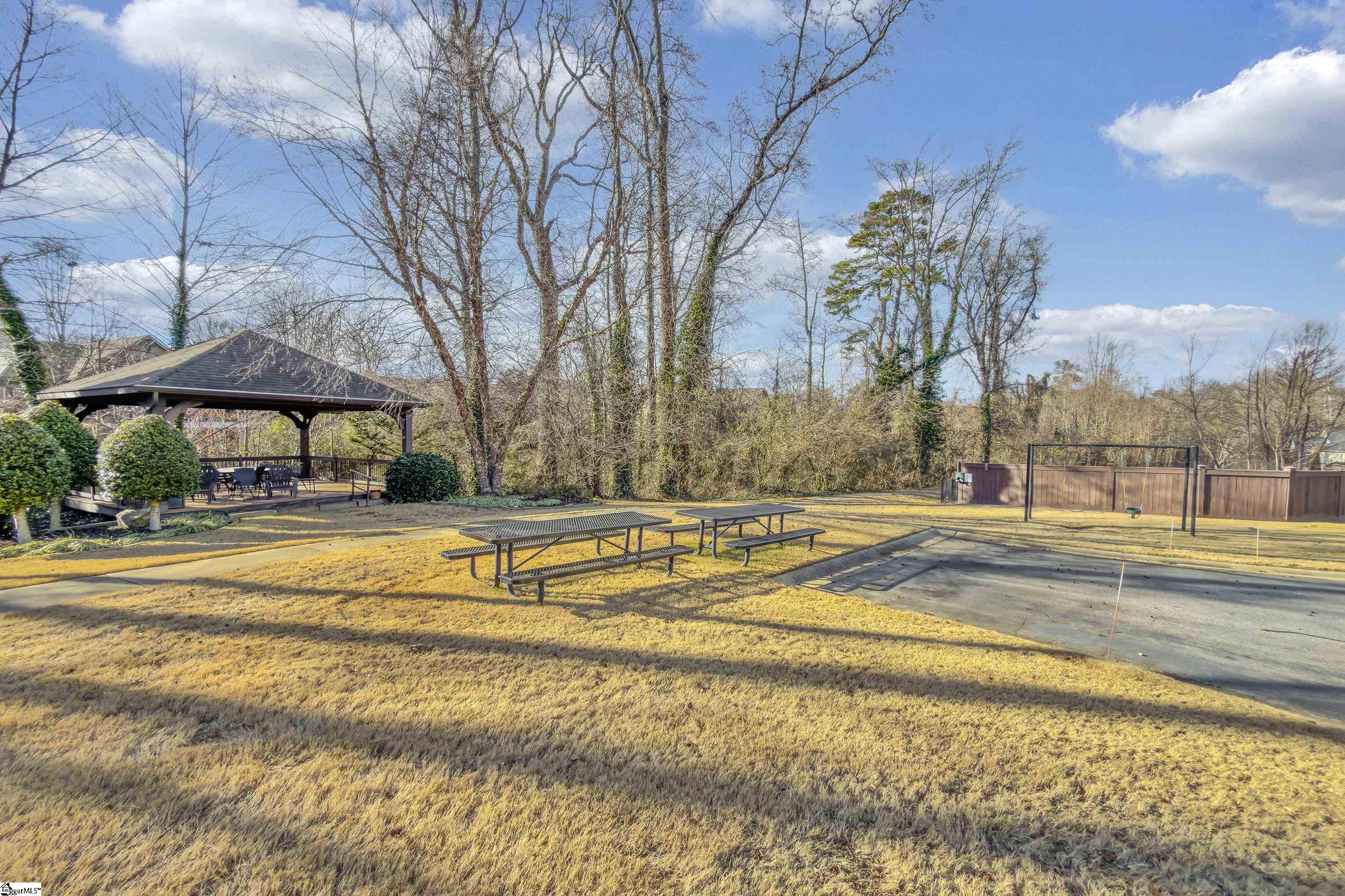 23 Litten Way Greenville, SC 29615 - Photo 27 of 35 Guest Parking, covered patio and picnic tables