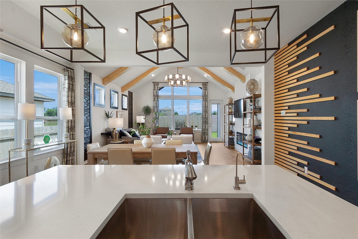 120 Pipe Cactus Pass Georgetown, TX 78633 - Photo 28 of 35 a view of a living room and kitchen