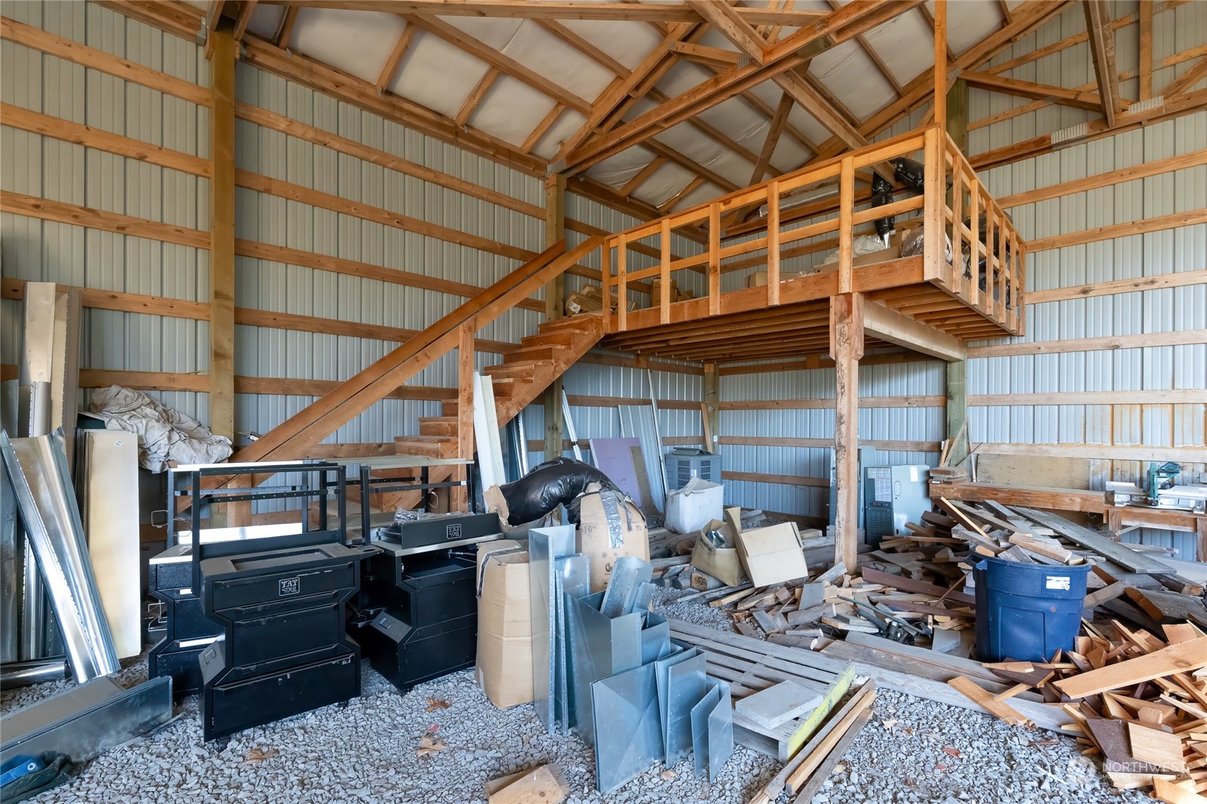 24710 Fisk Road East Orting, WA 98360 - Photo 14 of 25 a view of a storage room with wooden floor