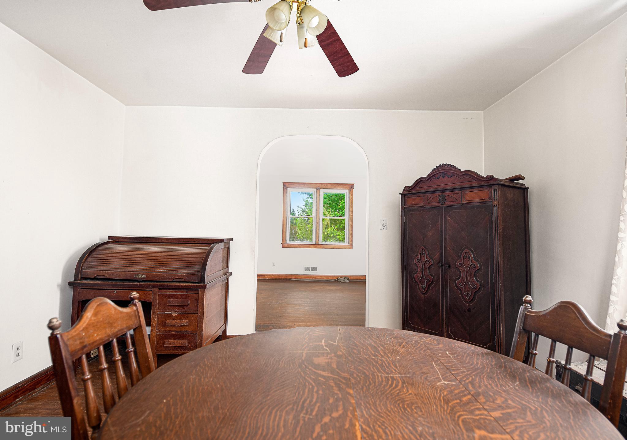 3608 East Joppa Road Baltimore, MD 21234 - Photo 10 of 29 Ceiling fan & view into living room