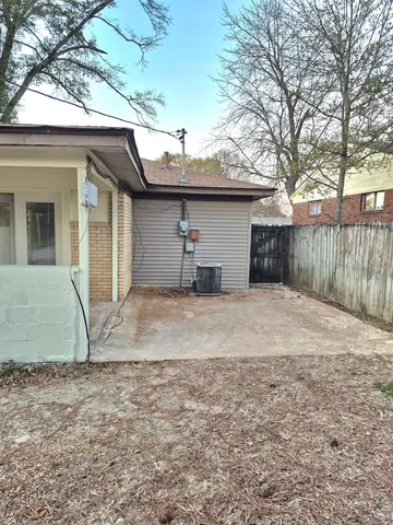 a house with a outdoor space