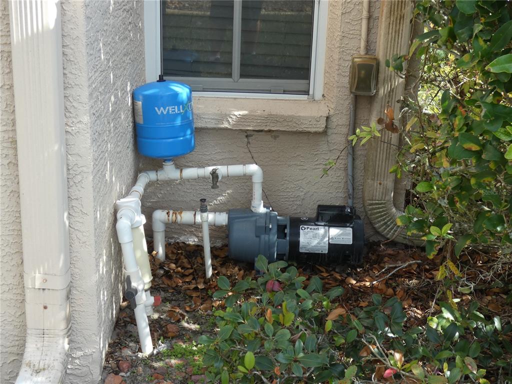 13541 Knotty Lane Hudson, FL 34669 - Photo 29 of 32 a potted plant sitting in front of a door