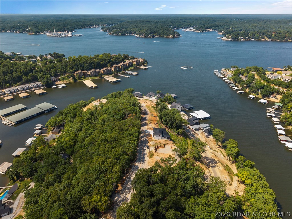 222 Red Bud Road Lake Ozark, MO 65049 - Photo 64 of 64 Scenic aerial view showcasing the nearby lake and