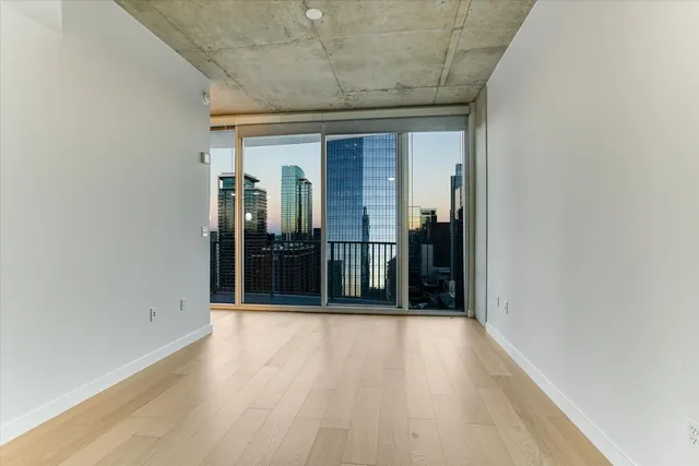 wooden floor in an empty room
