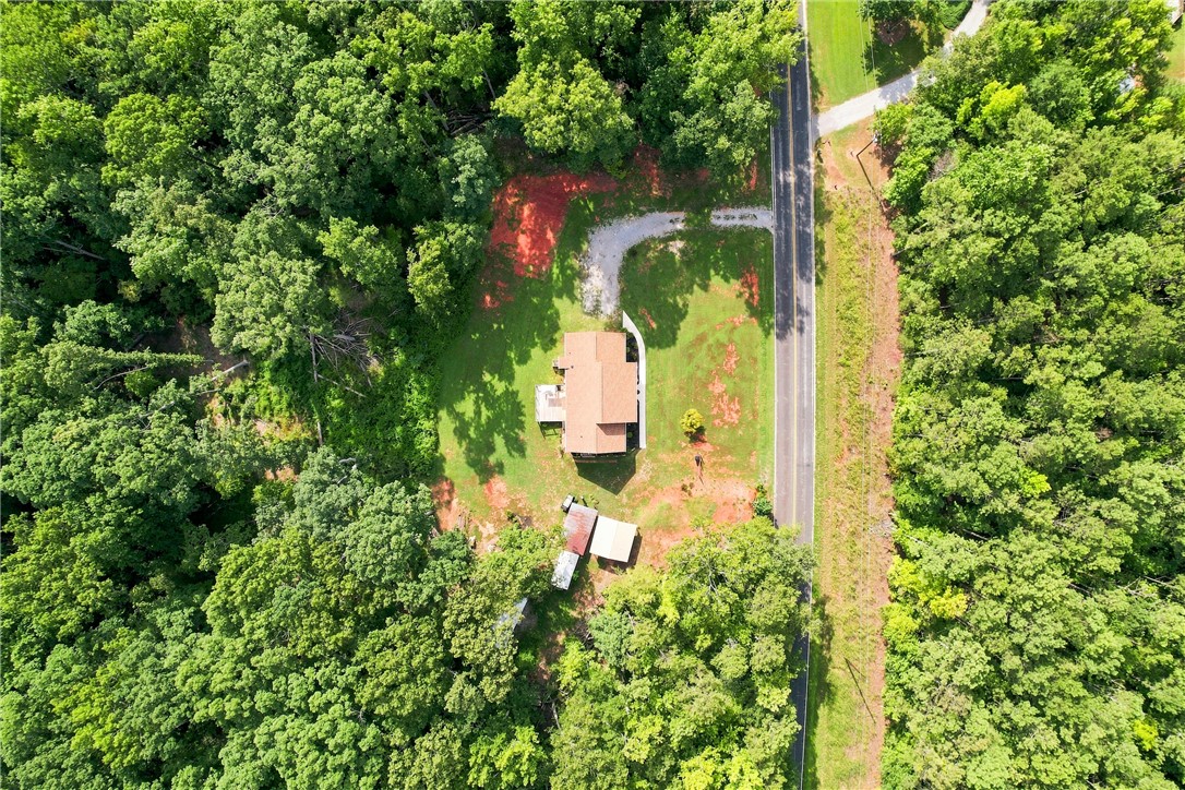 525 Shirley Store Road Anderson, SC 29621 - Photo 39 of 46 Mature woodlands envelope this secluded residential parcel bordered by a paved public road.