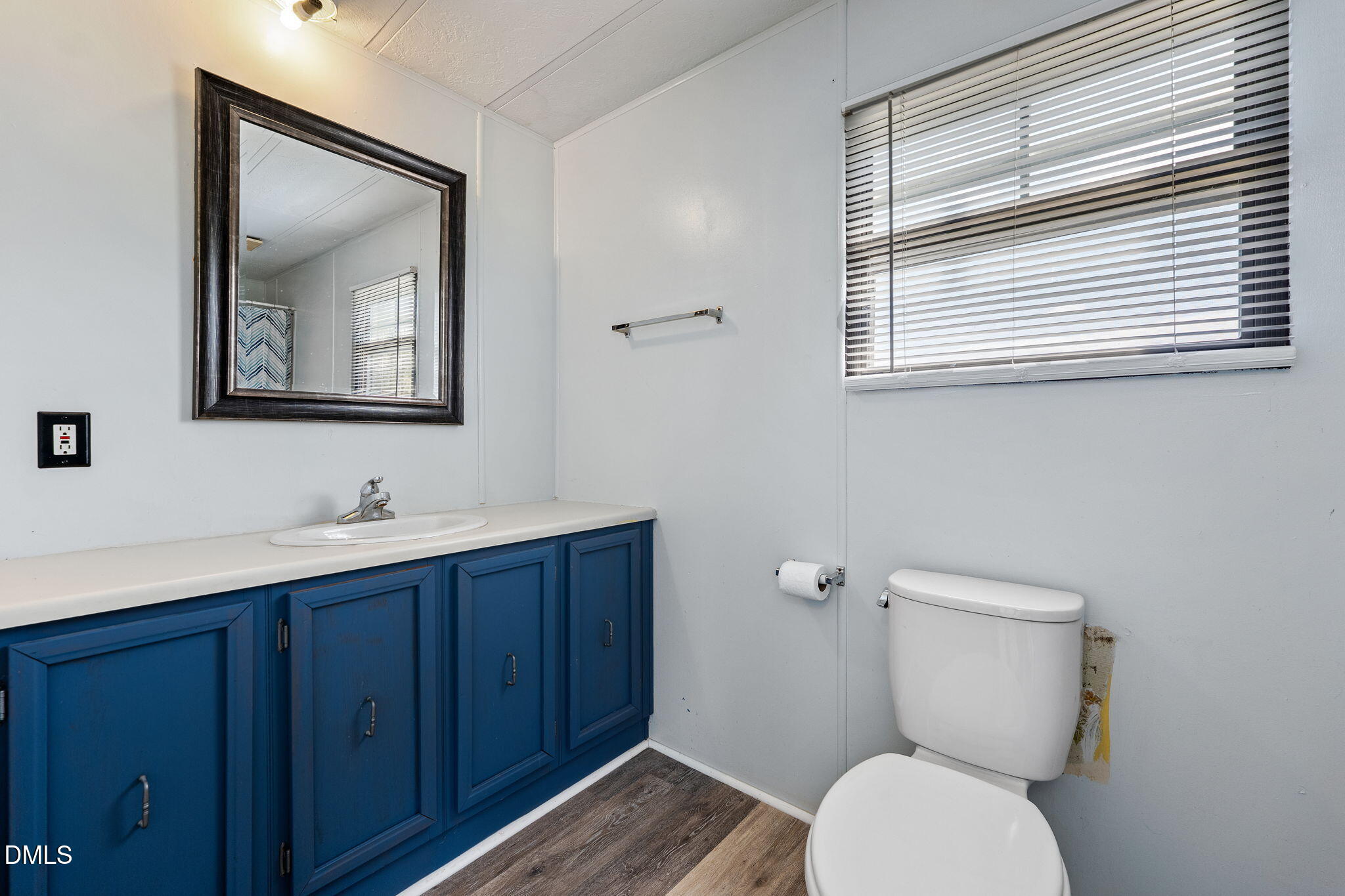 2251 Castle Rock Farm Road Pittsboro, NC 27312 - Photo 68 of 78 a bathroom with a toilet a sink and mirror