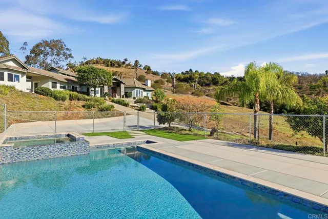 a view of a lake with a mountain in the background