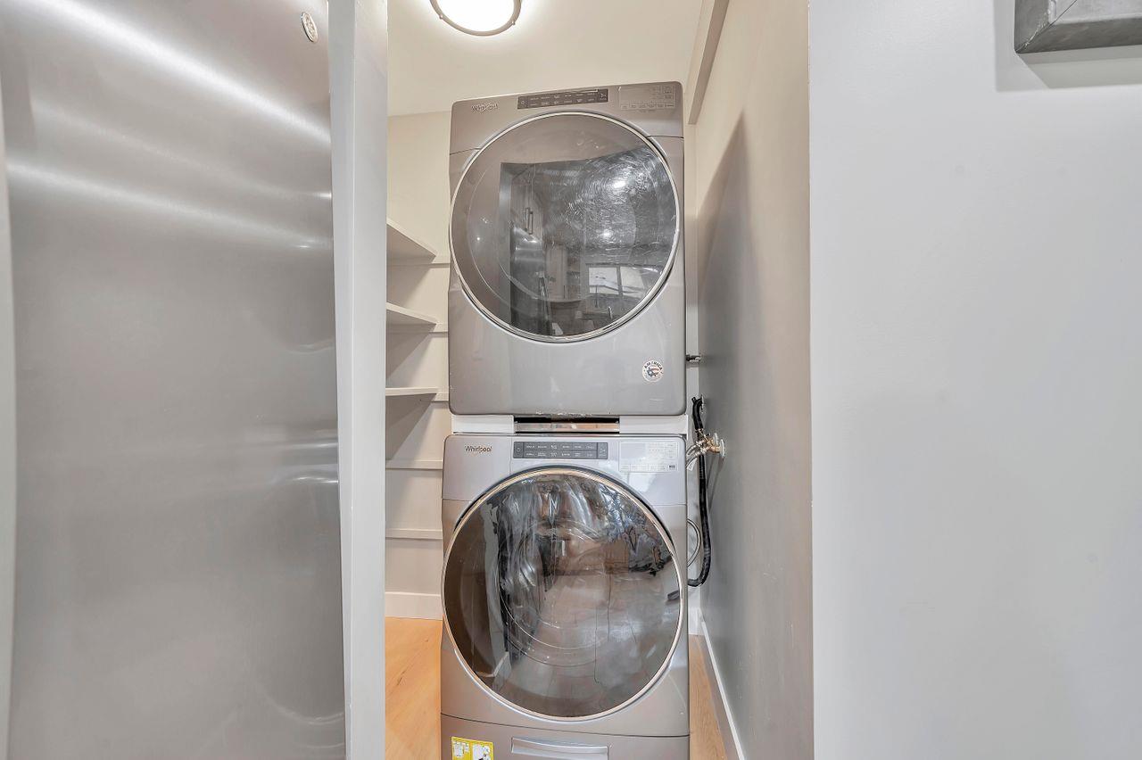 1181 Oddstad Boulevard Pacifica, CA 94044 - Photo 28 of 35 a close view of utility room with washer and dryer