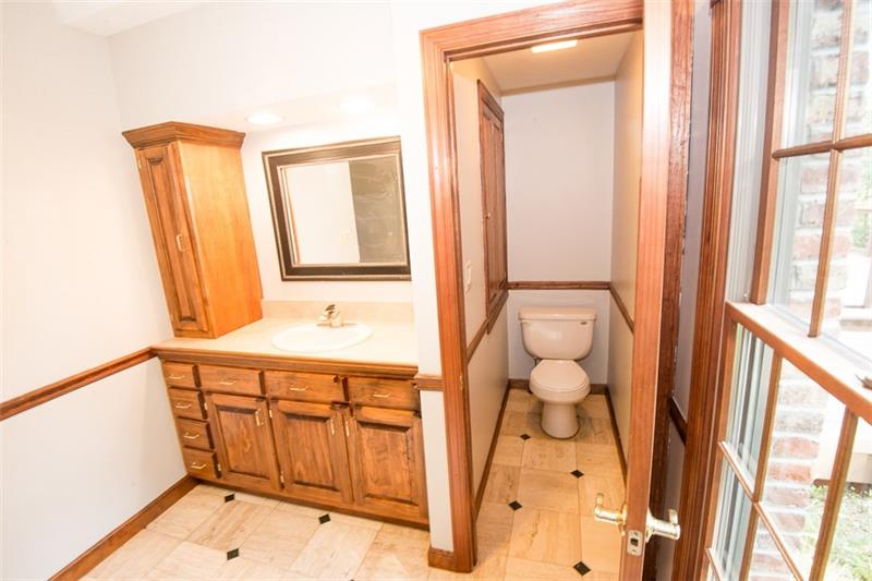 85 McClure Road Cheswick, PA 15024 - Photo 19 of 25 Master bath with oversized vanity and custom cabinetry.