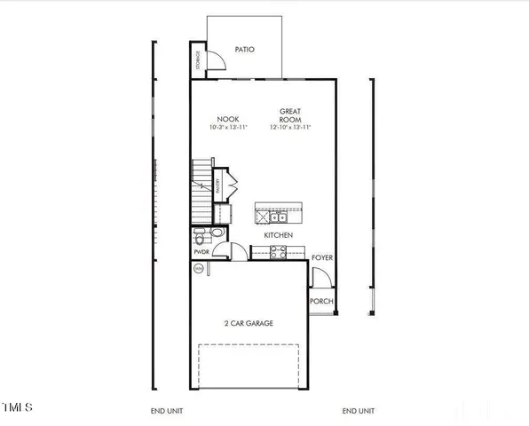 a picture of a bench in front of a wall