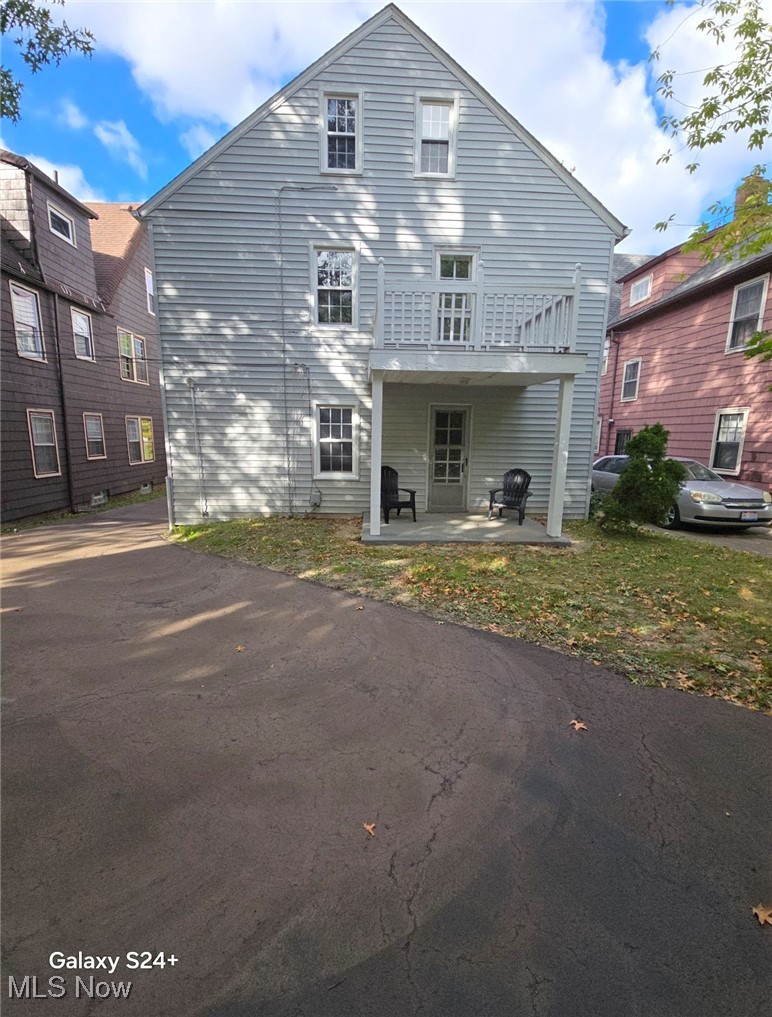 3571 Riedham Road Cleveland, OH 44120 - Photo 22 of 24 Back of house with a balcony and a patio area