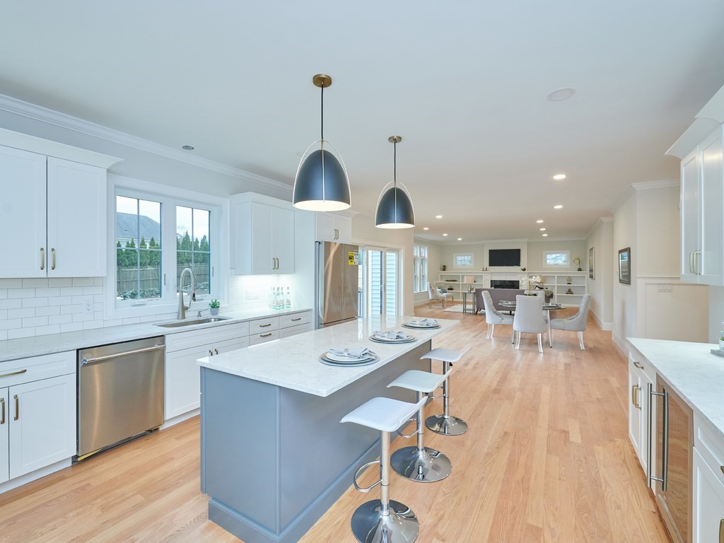 26 Old Colony Road Arlington, MA 02474 - Photo 11 of 32 a view of a living room and kitchen