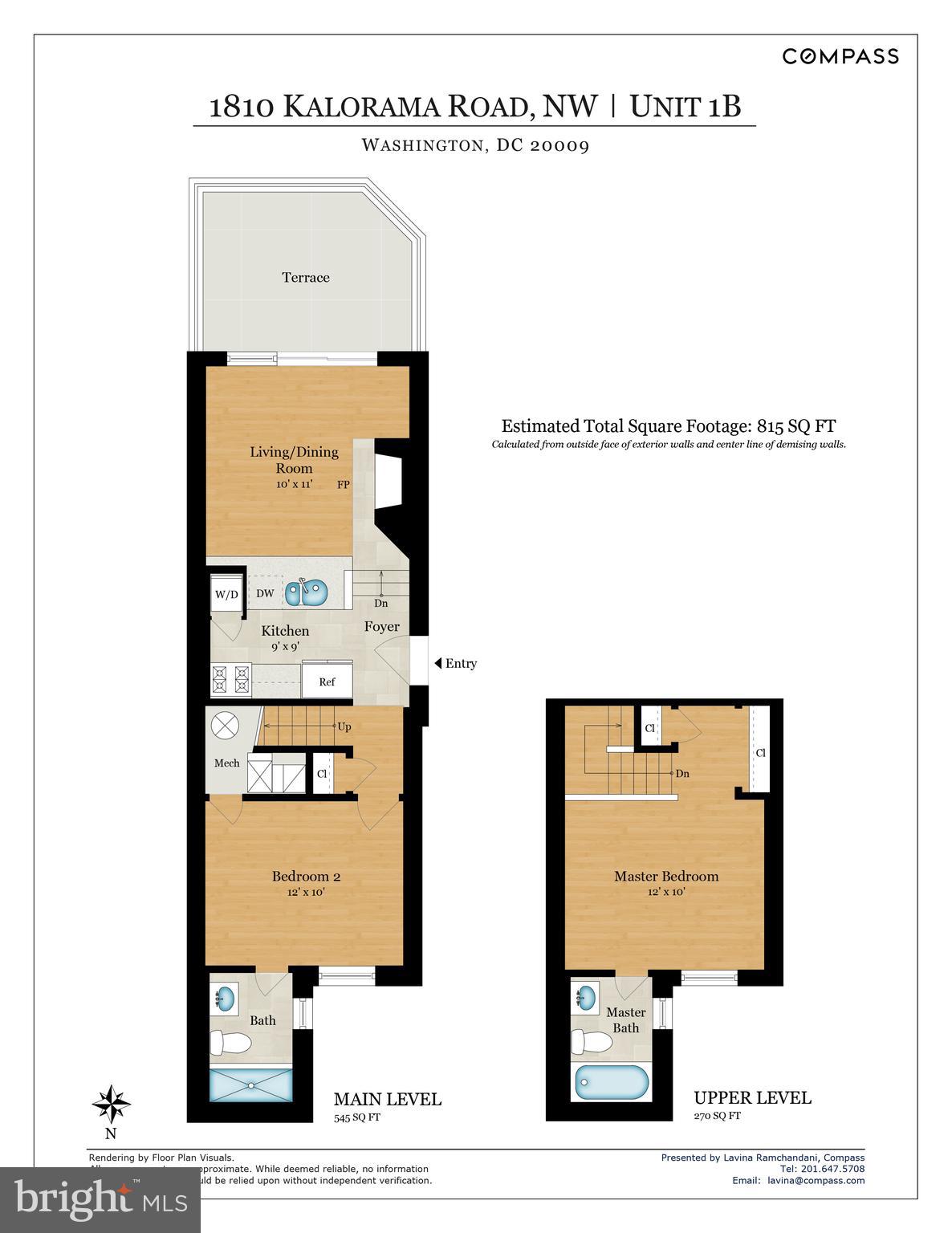 1810 Kalorama Road Northwest, Unit B1 Washington, DC 20009 - Photo 14 of 14 FLOOR PLAN