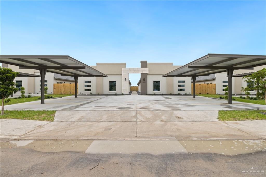 a house with a outdoor space