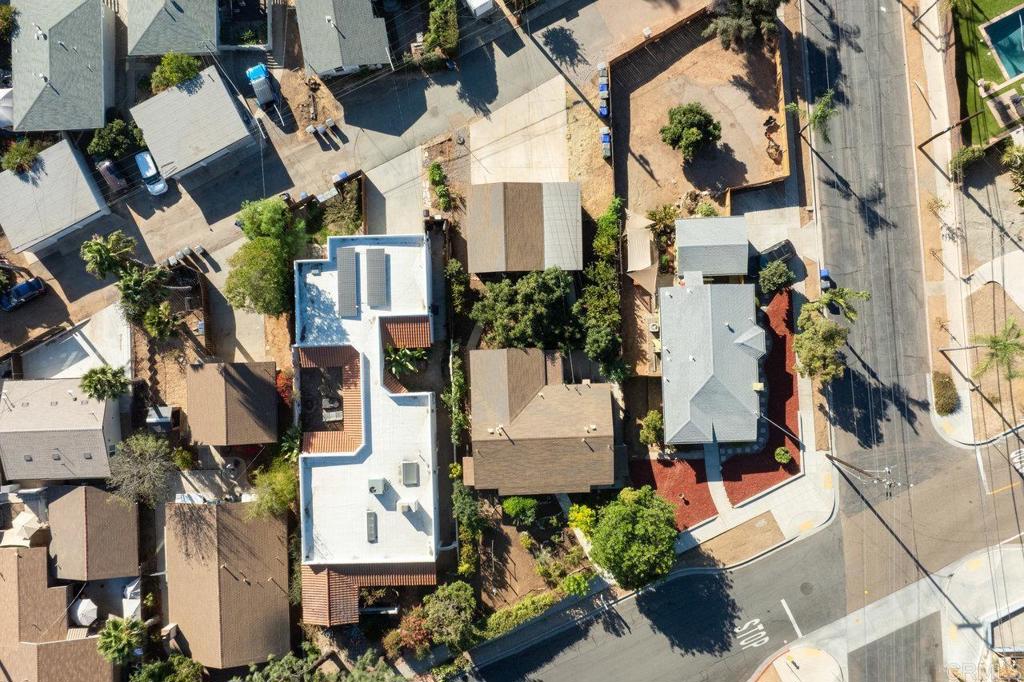 4530-32 4th Street La Mesa, CA 91941 - Photo 44 of 50 an aerial view of residential houses with outdoor space