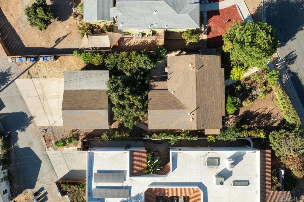 4530-32 4th Street La Mesa, CA 91941 - Photo 50 of 50 an aerial view of a house with a yard and a fountain