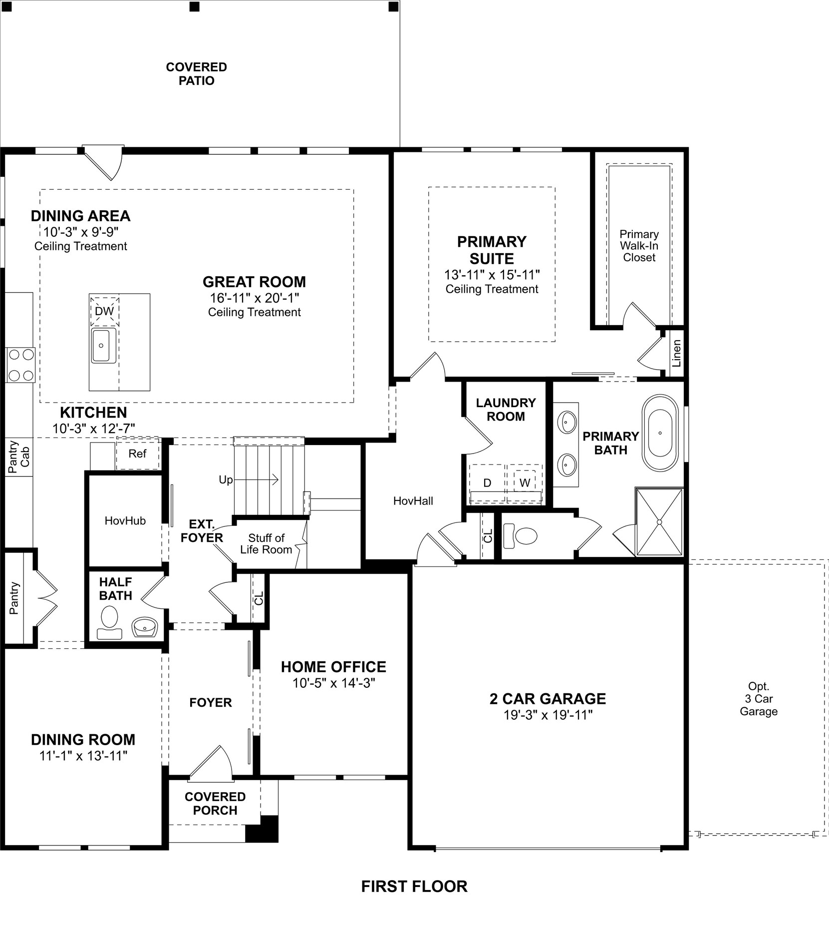 18602 Eastwood Rdg Court Crosby, TX 77532 - Photo 42 of 43 The Malmo floor plan by K. Hovnanian Homes. 1st Floor shown. *Prices, plans, dimensions, features, specifications, materials, and availability of homes or communities are subject to change without notice or obligation.