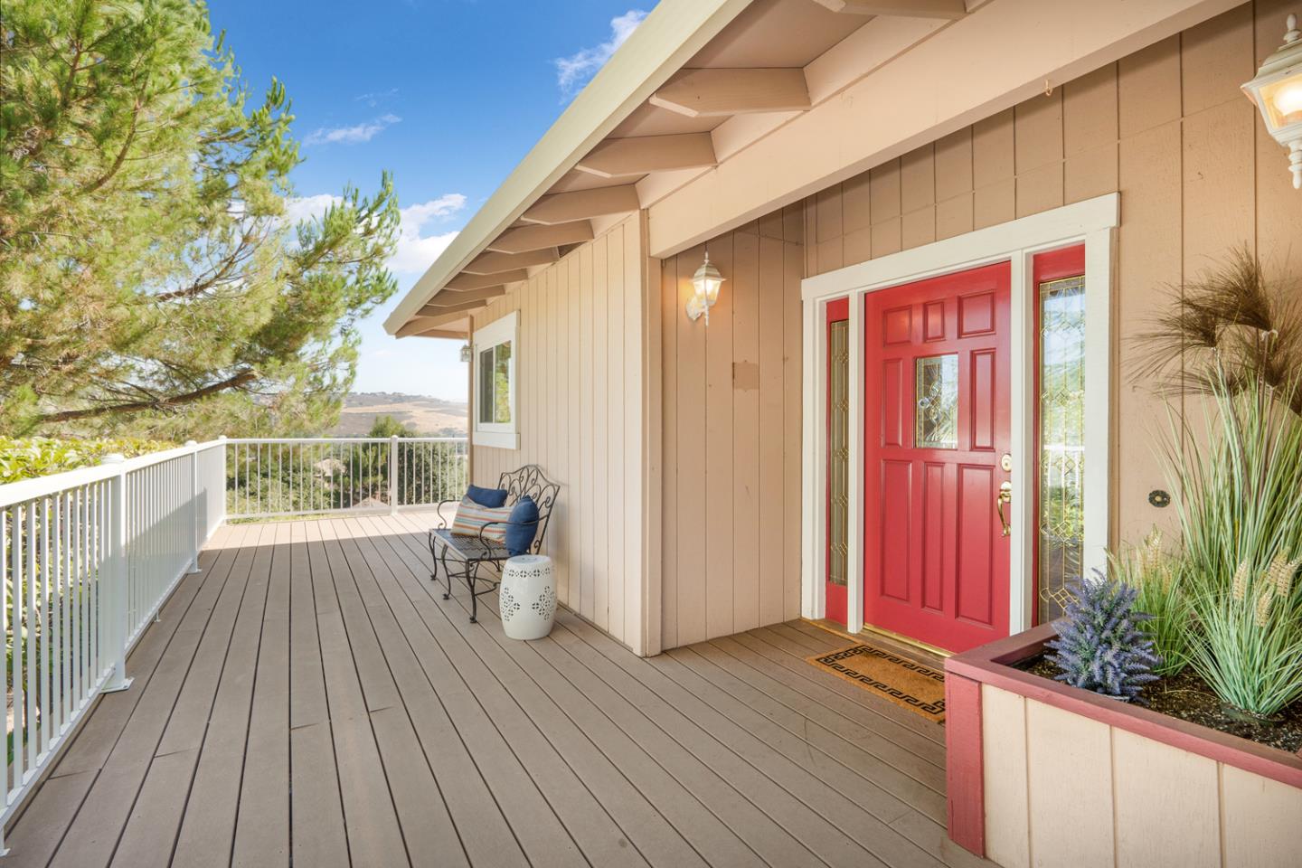 19573 Almaden Road San Jose, CA 95120 - Photo 2 of 41 a view of a balcony with chairs and wooden floor