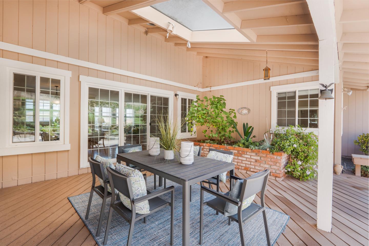 19573 Almaden Road San Jose, CA 95120 - Photo 29 of 41 a view of a house with patio and wooden floor