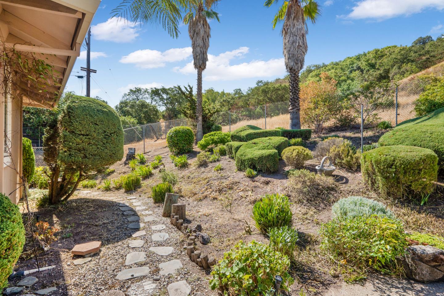 19573 Almaden Road San Jose, CA 95120 - Photo 32 of 41 a view of a garden with a fountain