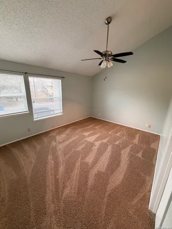 a bathroom with a window