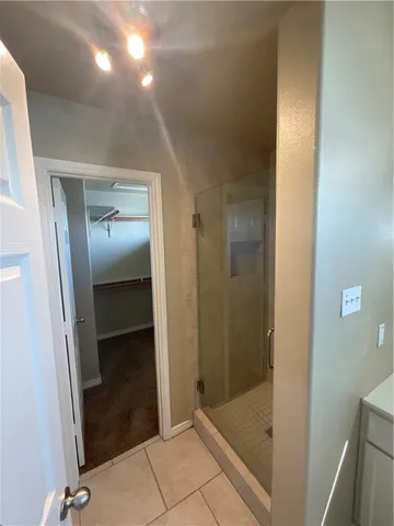 a room with a washer and dryer