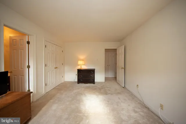 a view of a big room with closet area