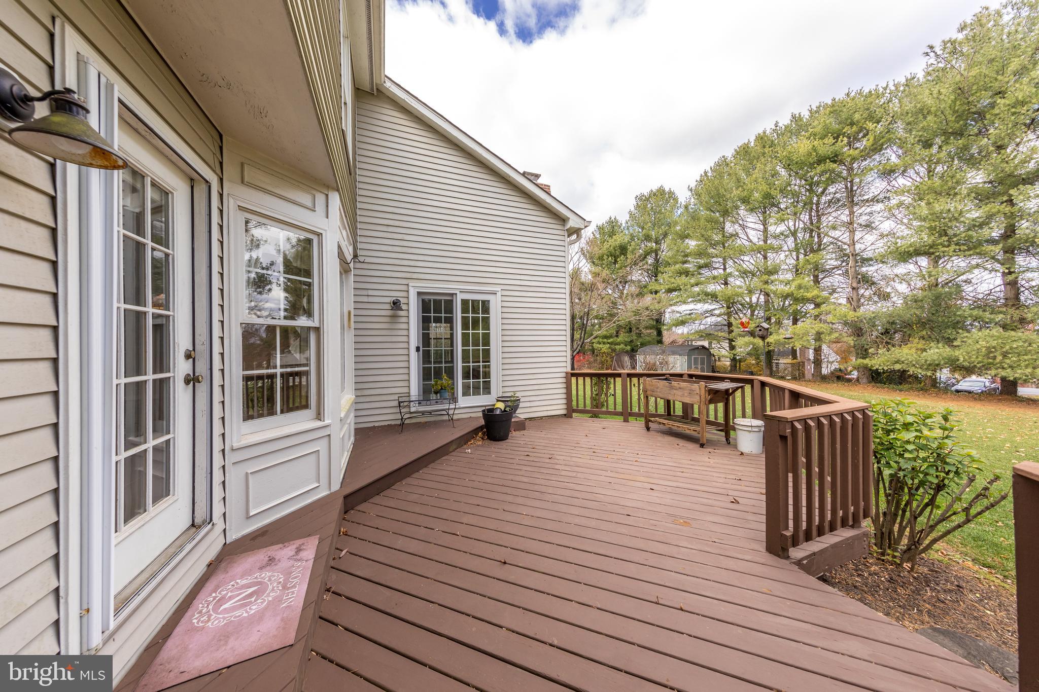 2502 Lady Ann Court Churchville, MD 21028 - Photo 41 of 48 a view of a house with wooden deck