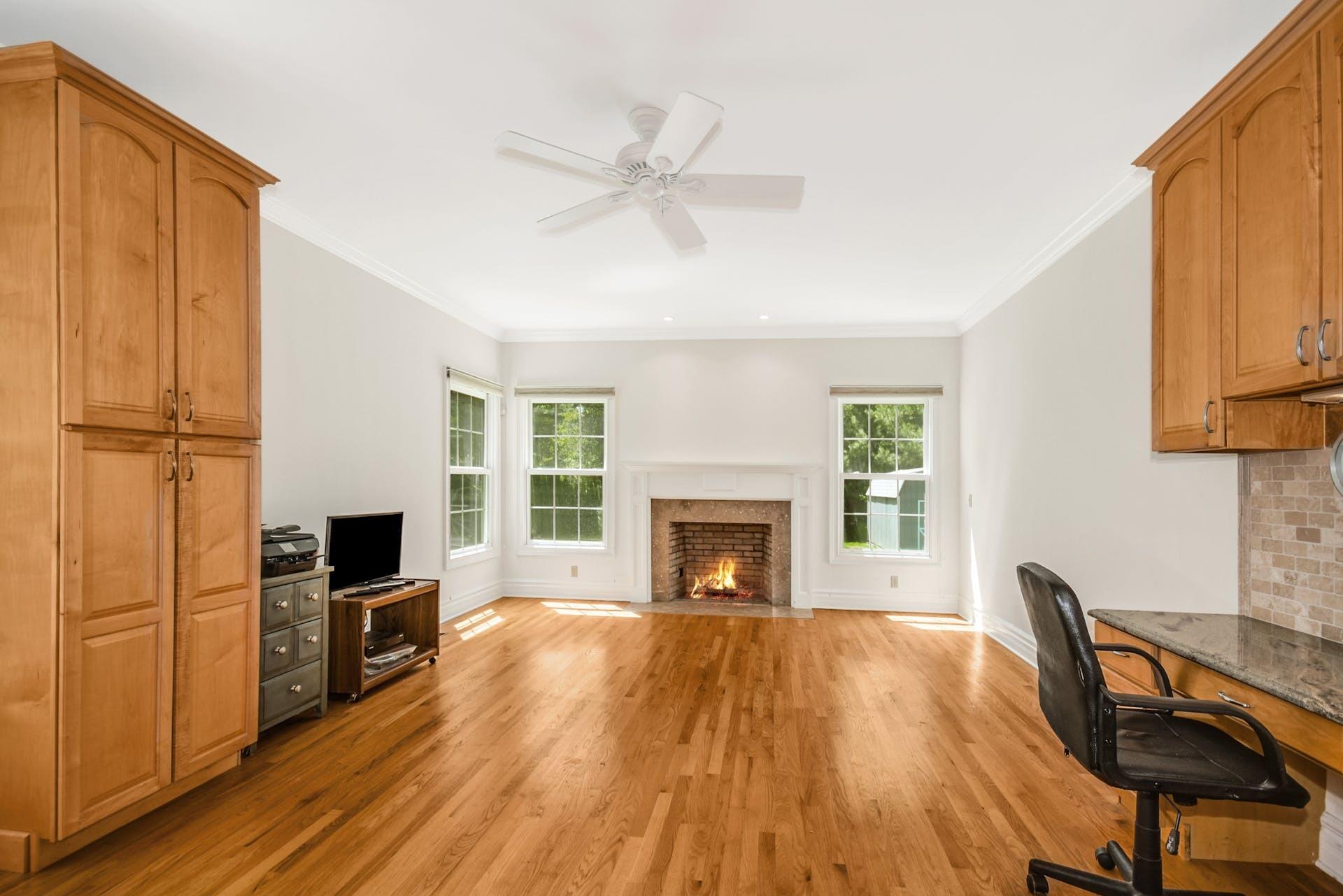 5 Christopher Lane Norwalk, CT 06851 - Photo 21 of 46 a living room with furniture fireplace and flat screen tv